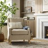 Camas Slipcover Accent Chair Khaki - Threshold™ designed with Studio McGee - image 2 of 4