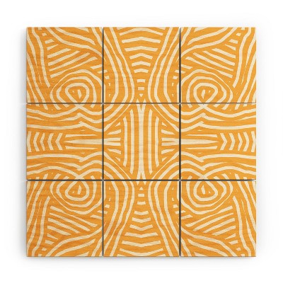 Little Dean Yellow mustard boho stripe (6mm) 70 x 24 Yoga Mat - Society6