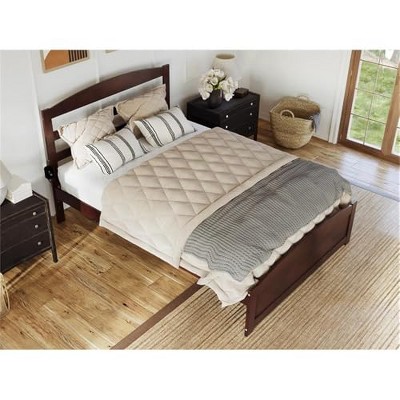 AFI Furnishings Warren Platform Bed Q with Footboard AW
