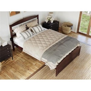 AFI Furnishings Warren Platform Bed Q with Footboard AW - 1 of 4