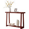 Kings Brand Emma Narrow Console Table with Shelf – Ideal for Entryway, Sofa, Hallway, Living Room, Office, Foyer, 44 Inch - 2 of 4