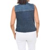 Women's Button Front Sweater Vest - PBJ Blues - 3 of 3