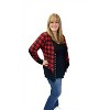 Women's Buffalo Plaid Snap Cardigan - Flowerdaze - 3 of 3