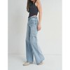 Women's Cuffed Palazzo - JUST BLACK DENIM - 3 of 4