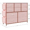 GustoWave  Dresser for Bedroom, 10 Drawers Fabric Storage Drawer, Dressers & Chest of Drawers with Side Pockets, Hooks, Wood Tabletop - 3 of 4