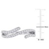 EVERLY JEWELRY | Sterling Silver 1/2 CT TGW Created White Moissanite Fashion Ring - 4 of 4