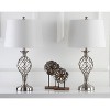 Lattice Urn Table Lamp (Set of 2) - 26.75 Inch Height - LIT4316 - Nickle - Safavieh - 2 of 4