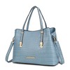 MKF Collection Aurelia Crocodile-Embossed Vegan Leather Women's Tote Stylish Shoulder Handbag by Mia K - 2 of 4