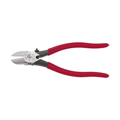 KLEIN TOOLS D227-7C Diagonal Cutting Pliers, Spring-Loaded, Plastic Cutting,