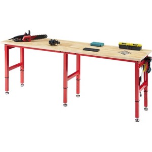 AMERLIFE Adjustable Workbench with Power Outlets,  Heavy Duty Work Table - 1 of 4