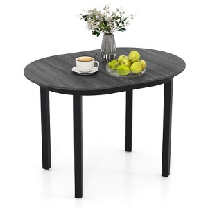 Tangkula 43" Wooden Dining Table w/Rubber Wood Legs for 2-4 People Load 260 LBS - 1 of 4
