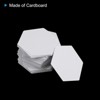 Unique Bargains Hexagon Shapes English Paper Reusable Sewing DIY Quilting Templates 100 Pcs - 4 of 4