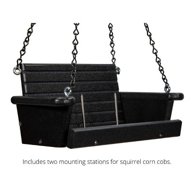 JCS Wildlife Poly Lumber Squirrel Swing Corn Cob Feeder
