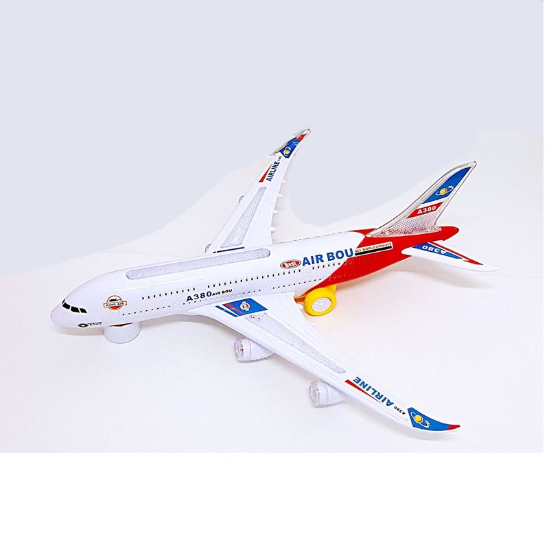 Ready! Set! Play! Link Airbus Plane With Flashing Lights And Sounds (Red), 2 of 4