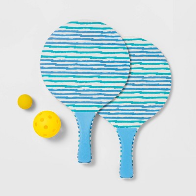 Photo 1 of 3 set bundle Blue Stripes Paddle Ball - Sun Squad