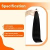 Jessie's Wig 10-24 Inch I tip Hair Extensions Human Hair For Women Thin Hair Straight #1B natural black 50S/Pack - 4 of 4