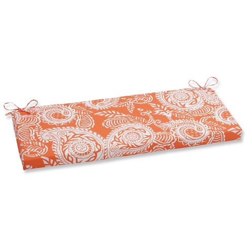 Outdoor/indoor Addie Bench Cushion - Orange - Pillow Perfect : Target