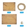 Unique Bargains Vintage Texture Paper DIY Design Wedding Card Envelopes 10 Set - 3 of 4