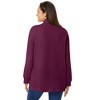 Woman Within Plus Size Perfect Long-Sleeve Turtleneck Tee - 3 of 4