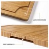 Extra Large Cutting Board, 0.8"Th Bamboo Stove Top Cover, Over the Sink Cutting Board with Juice Groove, Heavy Duty Charcuterie Board for Kitchen - 2 of 4