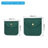 Unique Bargains Velvet Portable Rings Necklace Snap Button Storage Jewelry Pouch 10 Pcs - 2 of 4