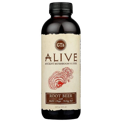 GT's Alive Root Beer Ancient Mushroom Elixir - 16 fl oz