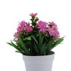 Unique Bargains Artificial Plants Pointed-Leaf Mum Plastic 3.94"x3.94"x7.87" 1 Pcs - 4 of 4