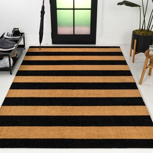 JONATHAN Y Natural Coir Area Rug - 1 of 4