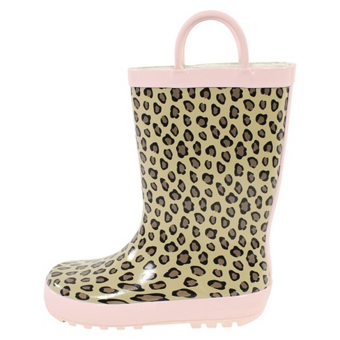 Pink Leopard Print Leggings by Wellington Boot