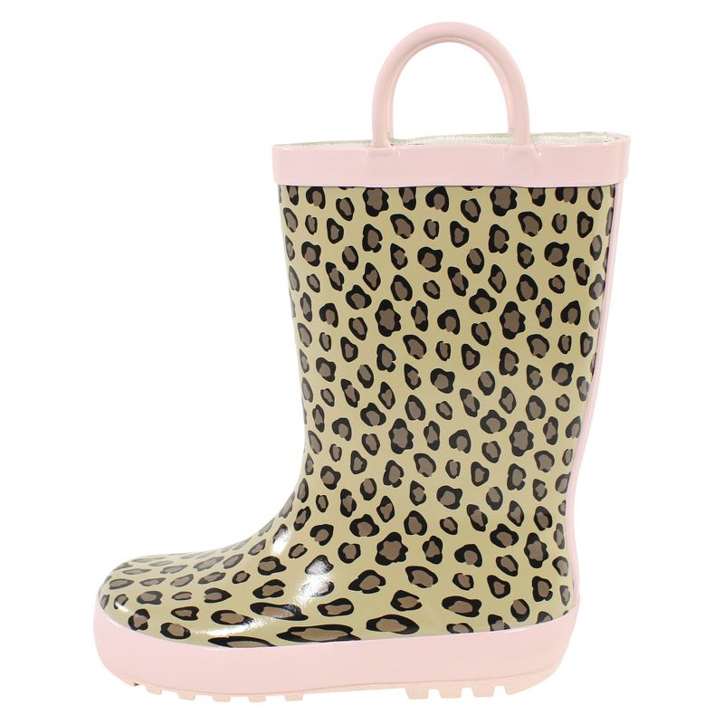 Hudson Baby Rain Boots, Leopard Pink, 1 of 5
