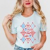 Simply Sage Market Patriotic Coquette Checkered Fruit Short Sleeve Tee - 2 of 4