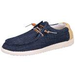 Alpine Swiss Flynn Mens Boat Shoes Casual Slip On Moccasin Loafers Sailing Deck Shoe So Light It Floats On Water