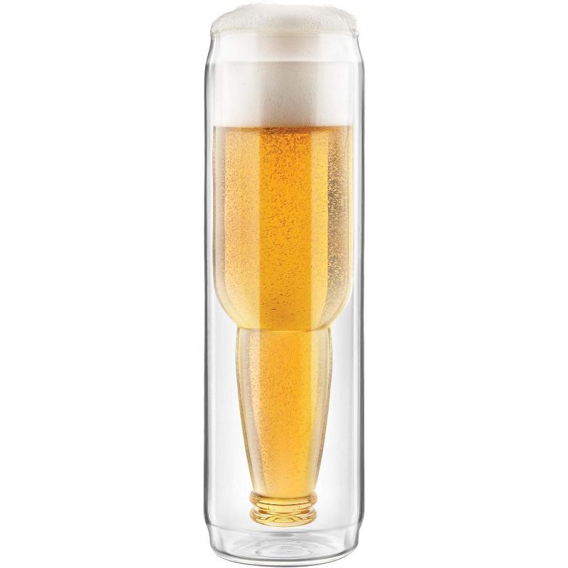Final Touch Bottoms Up 15.2 Ounce Beer Glass, 1 of 3