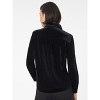Jones New York Button-Front Velour Utility Shirt - 3 of 3