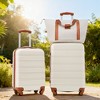 Lyngins 20/24 Inch 3 PCs Carry on Luggage Sets with Luggage Bag,Suitcases Sets with Spinner Wheels and TSA Lock for Family Trips - 2 of 4