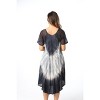 Riviera Sun Tie Dye Summer Dress with Raglan Eyelet Sleeve & Embroidery - 2 of 3