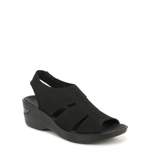 Bzees for Lifestride Womens Double Up Wedge Sandals - 1 of 4