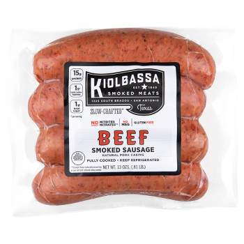 Kiolbassa Beef Smoked Sausage - 13oz