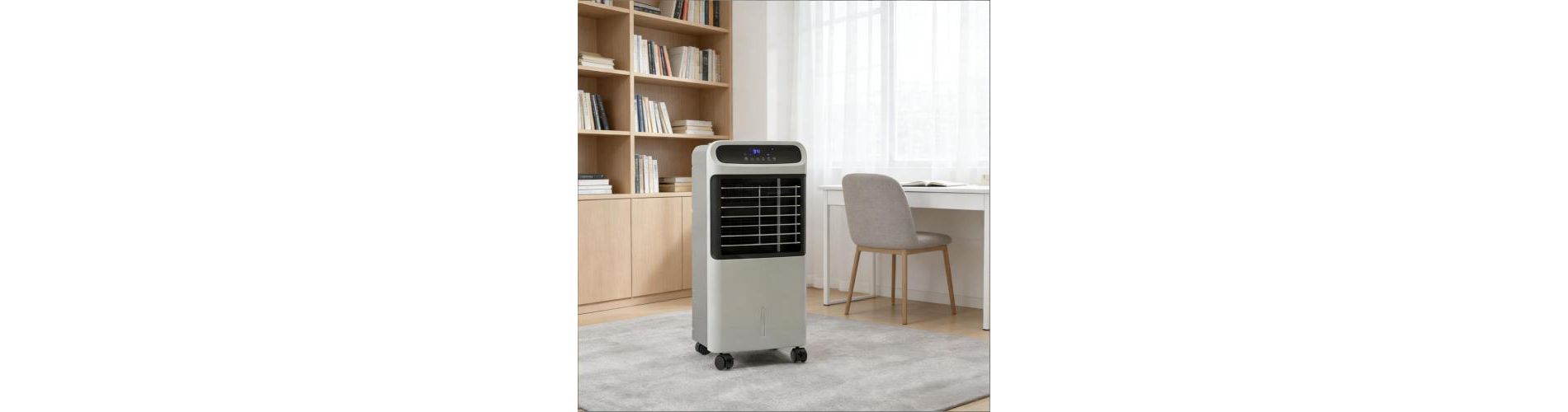 3-In-1 Ice Cooling Fan,Evaporative Air Cooler,Office Portable Swamp Cooler