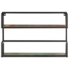 vidaXL Wall Shelf 23.6"x7.9"x23.6" Solid Reclaimed Wood - 2 of 4