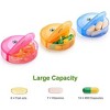 Sukuos 7-Day 2x Pill Organizer, Large Daily Pill Cases for Pills, Vitamins, Fish Oil & Supplements - 3 of 4