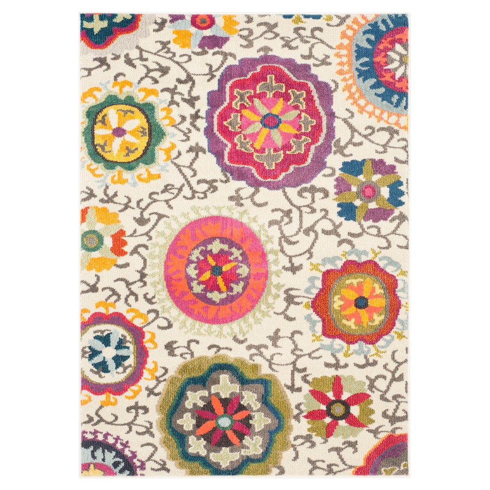 Delilah Area Rug - Ivory/Multi (4'x5'7in) - Safavieh