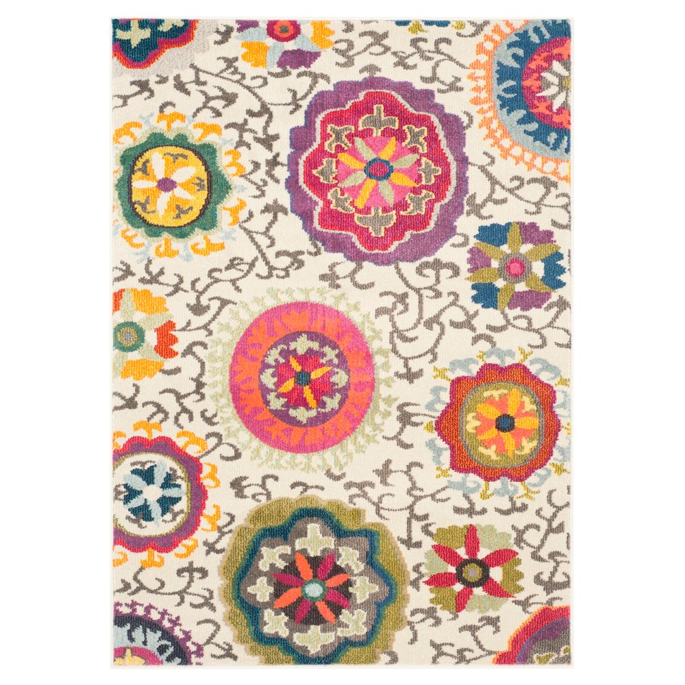 Delilah Rug - Ivory/Multi (3'x5') - Safavieh