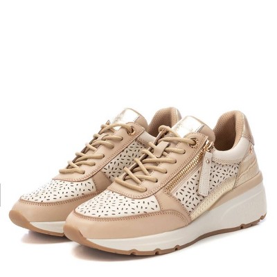 Женские кроссовки Carmela Women's Luxury Leather Casual Sneakers 161417 BEIGE 5.5 — фото 4