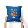 MLB New York Mets Celebrate Series Throw Pillow 18x18 Inches - 3 of 4