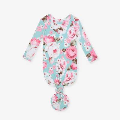 Infant Briana Basic Knotted Gown - Posh Peanut