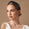 Unique Bargains Women's Fashion Faux Diamond Knitted Crossover Headband 5.91"x2.17" 1 Pc - 2 of 4