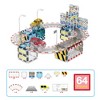 PICASSO-TILES Race Track Magnetic Tiles for Kids, 64PCS Building Blocks with 2 Racing Toy Car Truck included - 2 of 4