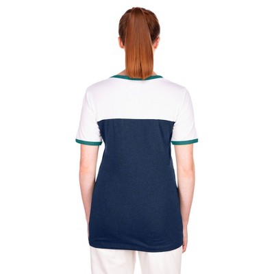 MLB Seattle Mariners Women's Bi-Blend Ringer T-Shirt