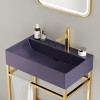 NicBex Bathroom Vanity with Basin,Bathroom Sink Vanity with Open Metal Leg and Shelves,24 inch Bathroom Sink Cabinet for Bathroom - 4 of 4